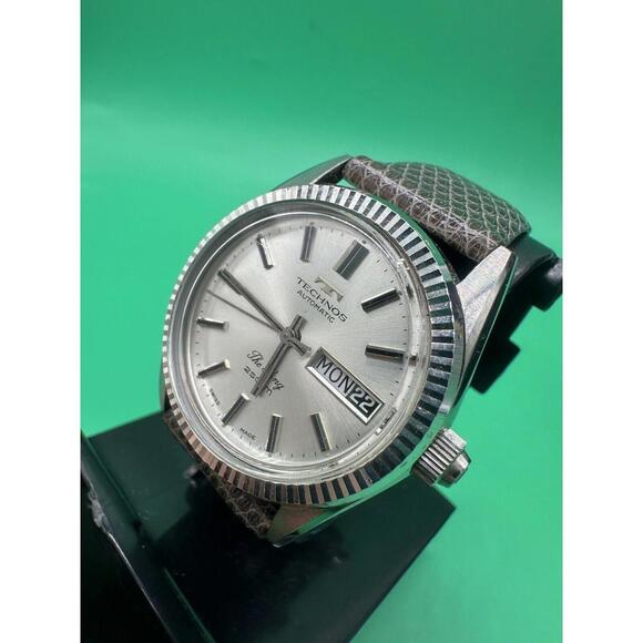 Vintage Nice TECHNOS The King Automatic Swiss Made Mens Divers Wristwatch main image 9